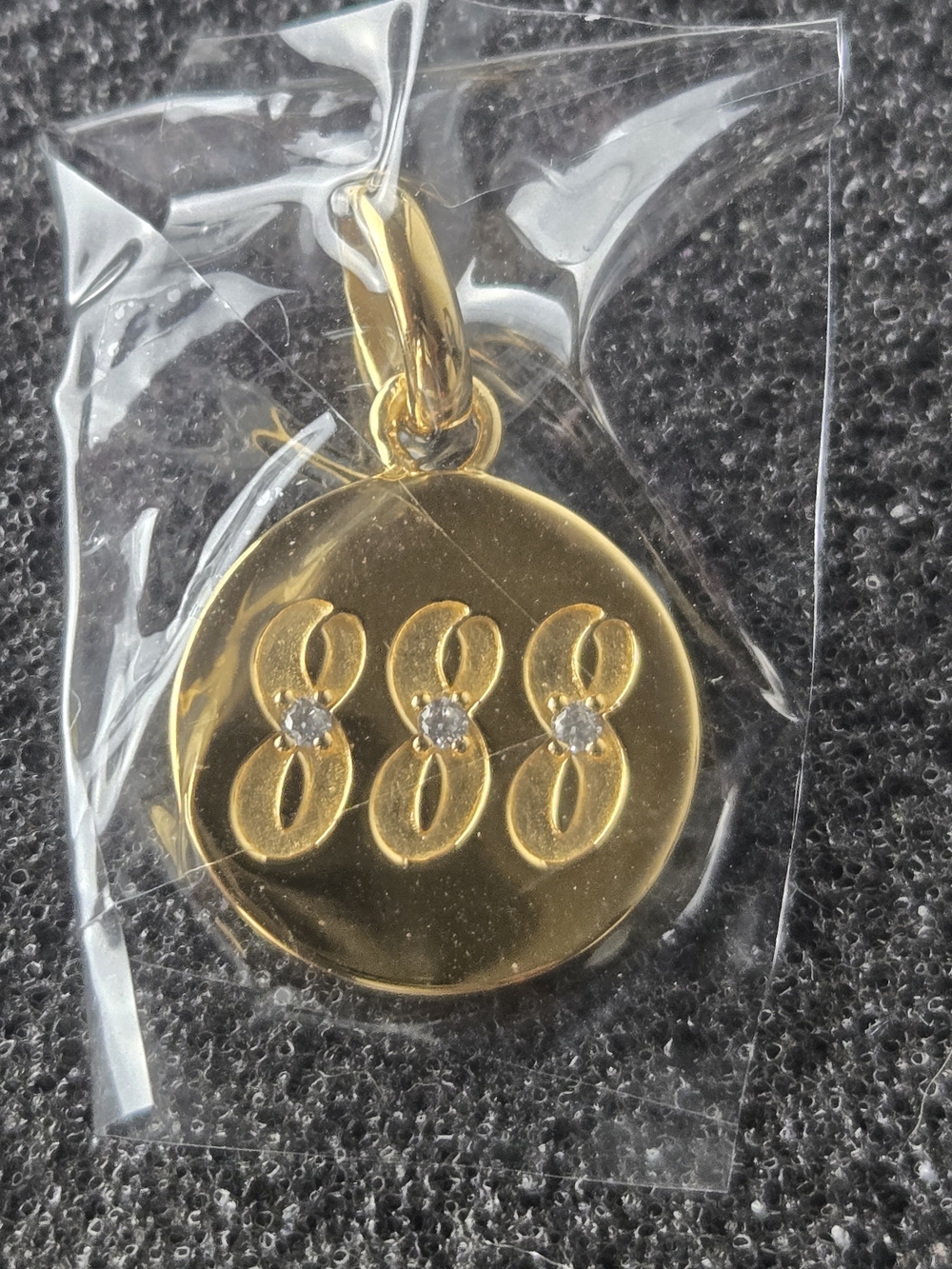 Thomas Sabo Gold Plated Triple 8 Disc Pendant Gold Platted